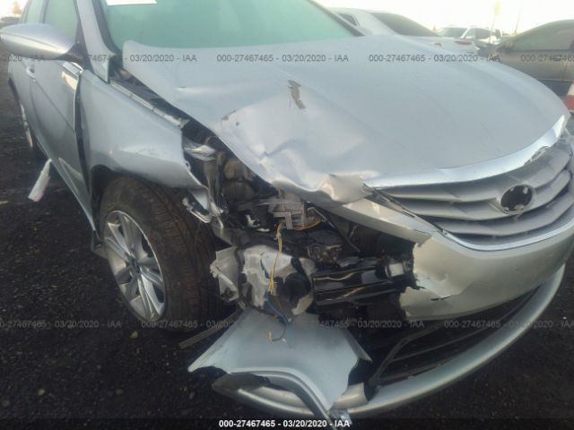 5NPEB4AC7DH802912 - 2013 HYUNDAI SONATA GLS Silver photo 6