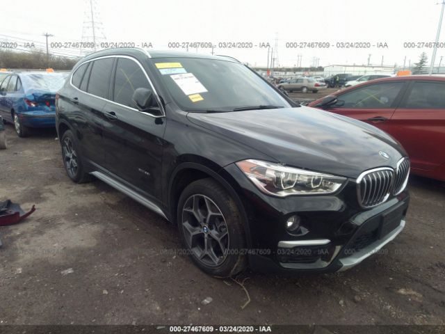 WBXHT3Z34H4A53772 - 2017 BMW X1 XDRIVE28I Black photo 1