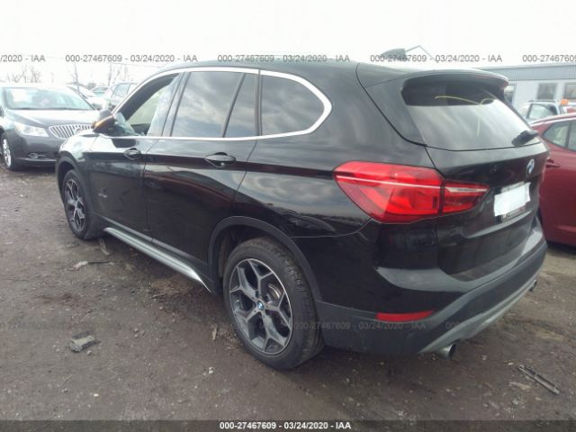 WBXHT3Z34H4A53772 - 2017 BMW X1 XDRIVE28I Black photo 3