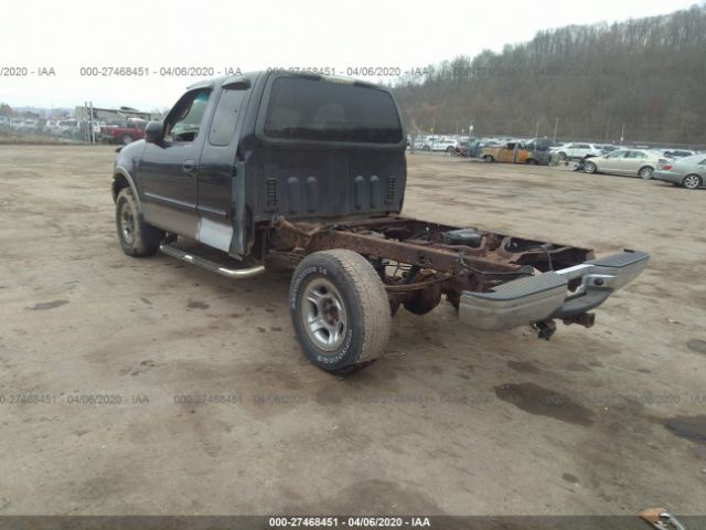 2FTRX18L21CA30859 - 2001 FORD F150  Blue photo 3