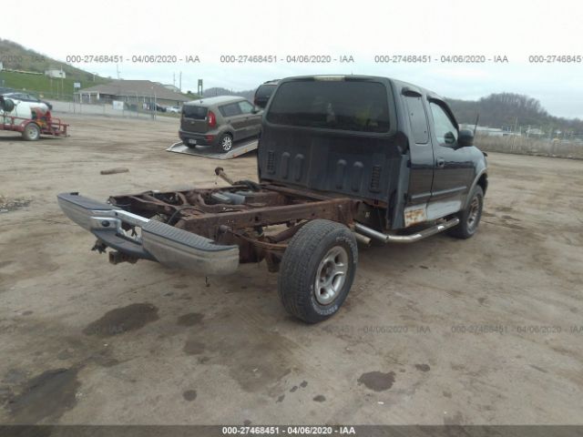 2FTRX18L21CA30859 - 2001 FORD F150  Blue photo 4