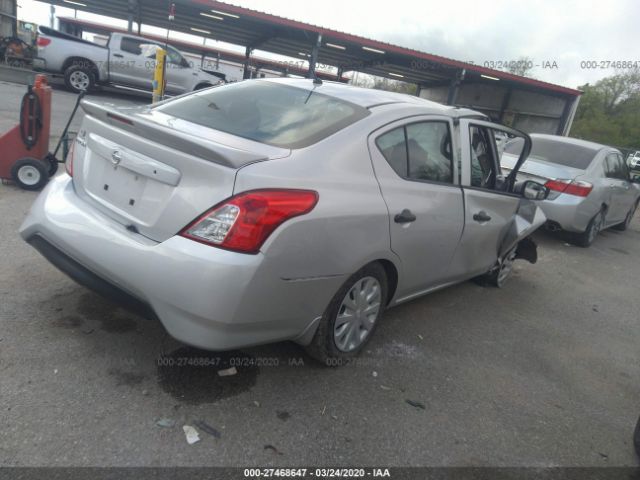 3N1CN7AP9JL867164 - 2018 NISSAN VERSA S/S PLUS/SV/SL Silver photo 4