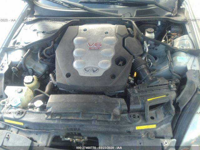 JNKCV54E04M822148 - 2004 INFINITI G35  Silver photo 10