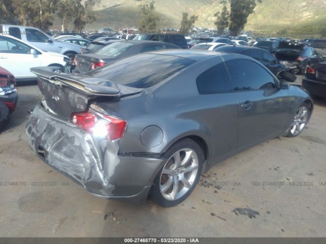 JNKCV54E04M822148 - 2004 INFINITI G35  Silver photo 4