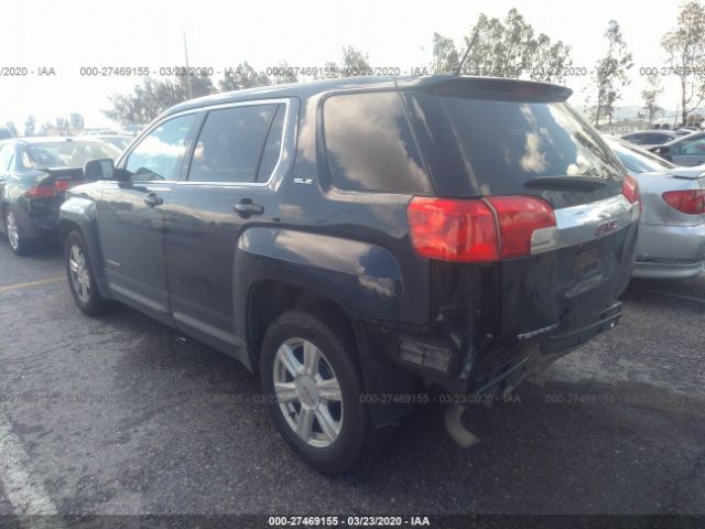 2GKALMEK9F6423371 - 2015 GMC TERRAIN SLE Dark Blue photo 3