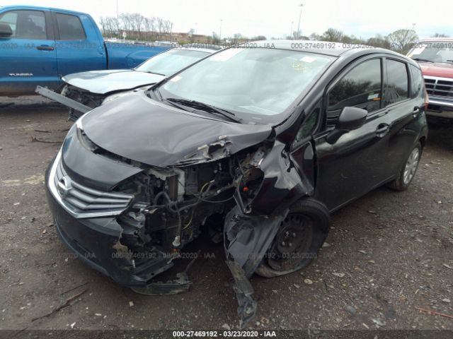 3N1CE2CPXGL409948 - 2016 NISSAN VERSA NOTE S/S PLUS/SV/SL/SR Black photo 2