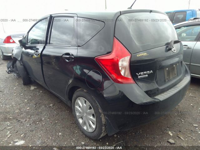 3N1CE2CPXGL409948 - 2016 NISSAN VERSA NOTE S/S PLUS/SV/SL/SR Black photo 3