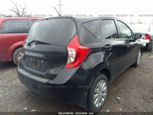 3N1CE2CPXGL409948 - 2016 NISSAN VERSA NOTE S/S PLUS/SV/SL/SR Black photo 4