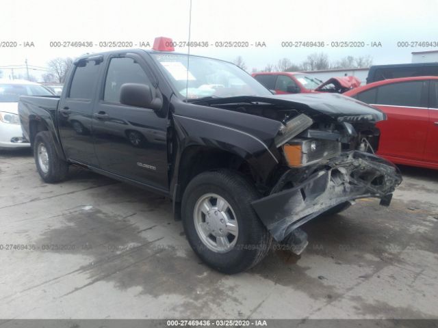 1GCCS136348199906 - 2004 CHEVROLET COLORADO  Black photo 1