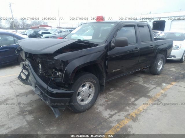 1GCCS136348199906 - 2004 CHEVROLET COLORADO  Black photo 2