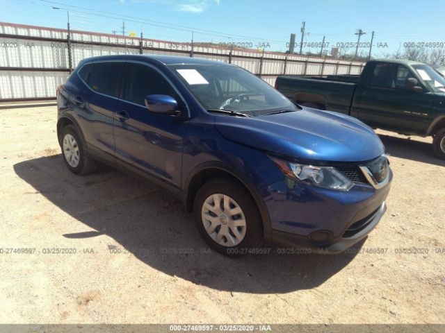 JN1BJ1CP4KW213430 - 2019 NISSAN ROGUE SPORT S/SV/SL Blue photo 1