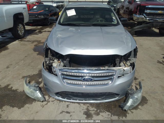 1FAHP2DW4AG166447 - 2010 FORD TAURUS SE Silver photo 6