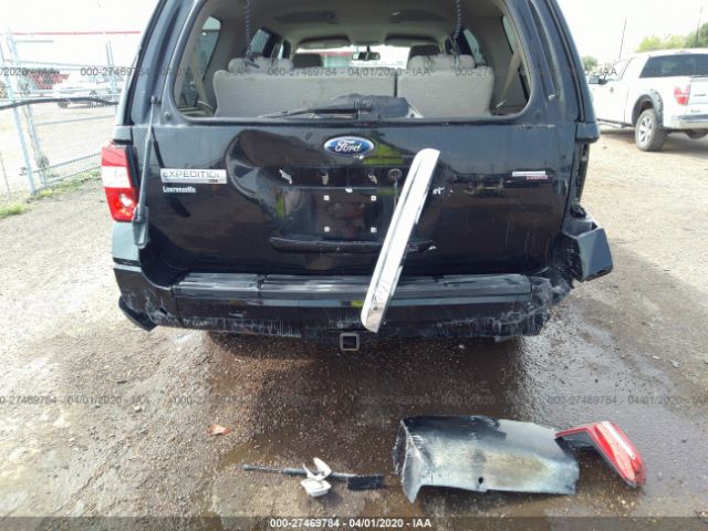 1FMFU15558LA12031 - 2008 FORD EXPEDITION XLT Black photo 6