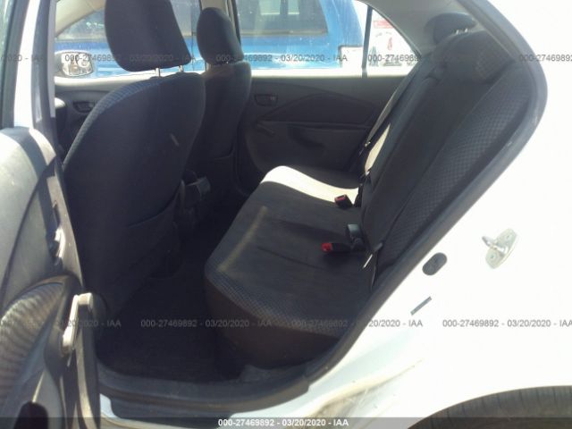 JTDBT923371121623 - 2007 TOYOTA YARIS  White photo 8