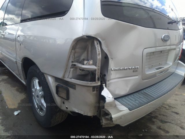 2FMZA52285BA54681 - 2005 FORD FREESTAR SEL Silver photo 6