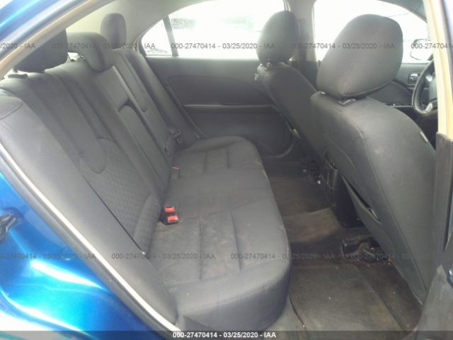 3FAHP0HG9CR356988 - 2012 FORD FUSION SE Blue photo 8