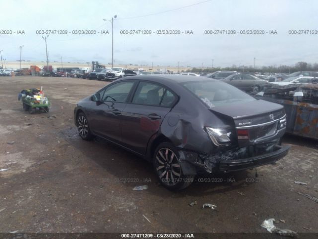 19XFB2F9XEE025234 - 2014 HONDA CIVIC EXL 灰色 照片 3