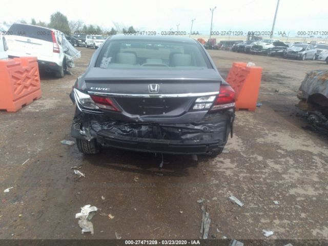 19XFB2F9XEE025234 - 2014 HONDA CIVIC EXL 灰色 照片 6