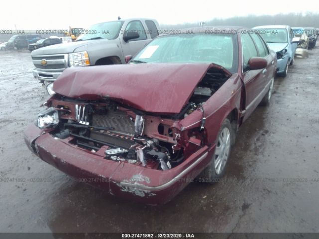 2MEFM74V88X657167 - 2008 MERCURY GRAND MARQUIS GS Maroon photo 2