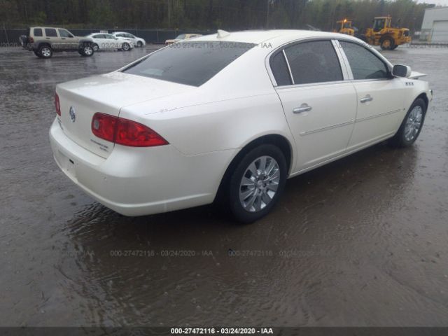 1G4HD57M29U129808 - 2009 BUICK LUCERNE CXL White photo 4