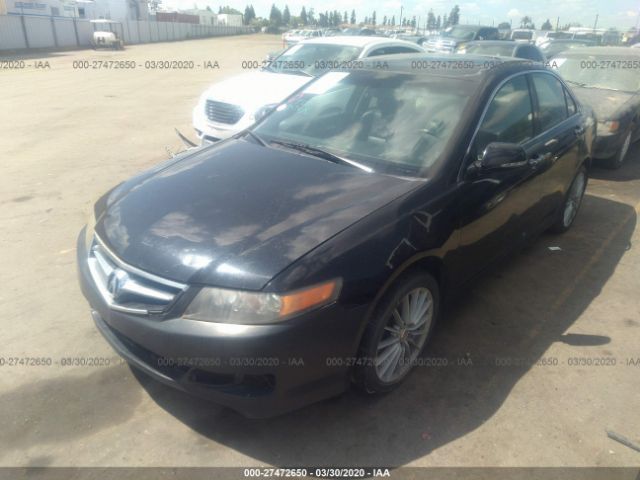 JH4CL96858C005936 - 2008 ACURA TSX  Black photo 2