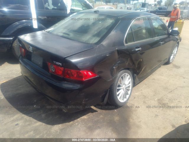 JH4CL96858C005936 - 2008 ACURA TSX  Black photo 4