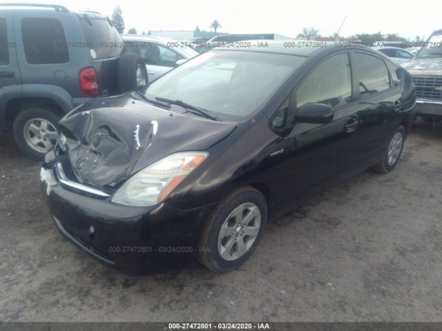 JTDKB20UX87696340 - 2008 TOYOTA PRIUS  Black photo 2