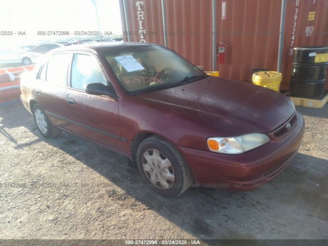 1NXBR12E2XZ151353 - 1999 TOYOTA COROLLA VE/CE/LE Burgundy photo 1