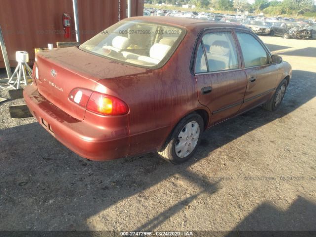 1NXBR12E2XZ151353 - 1999 TOYOTA COROLLA VE/CE/LE Burgundy photo 4