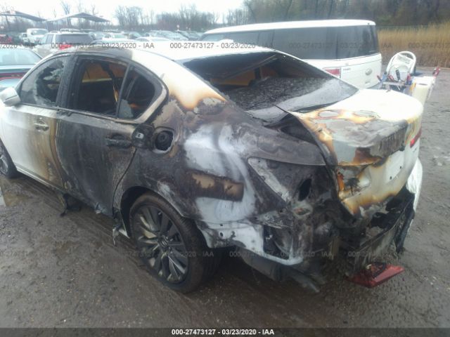 JH4KC1F92HC000893 - 2017 ACURA RLX ADVANCE თეთრი ფოტო 6