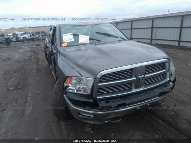 1D7RV1CT7AS130552 - 2010 DODGE RAM 1500  Gray photo 6