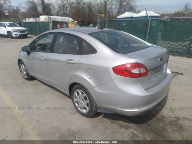 3FADP4AJ7CM117741 - 2012 FORD FIESTA S Silver photo 3