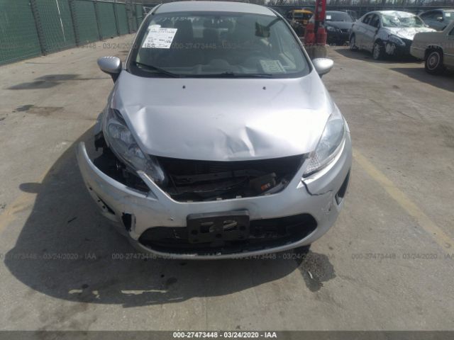 3FADP4AJ7CM117741 - 2012 FORD FIESTA S Silver photo 6