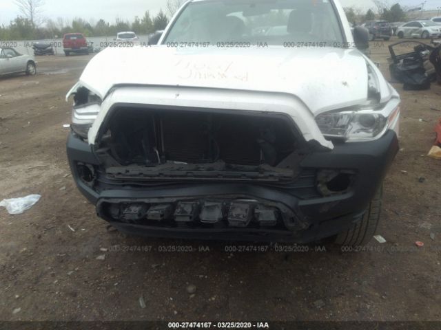 5TFRX5GN6GX064756 - 2016 TOYOTA TACOMA ACCESS CAB/SR/SR5 White photo 6