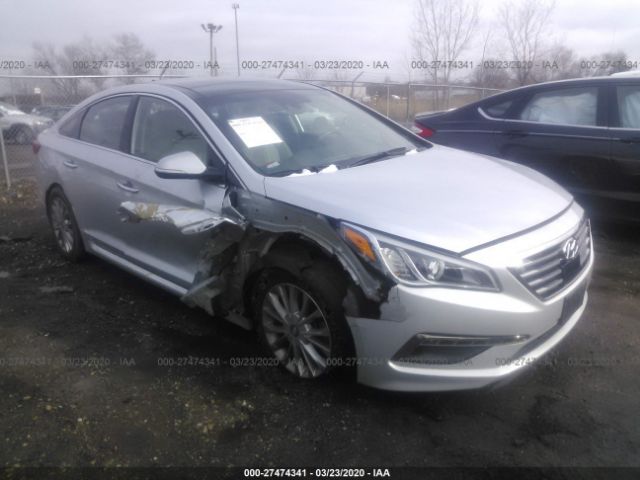 5NPE34AF2FH211722 - 2015 HYUNDAI SONATA SPORT/LIMITED Silver photo 1