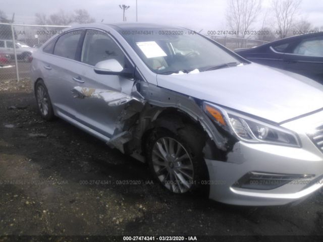 5NPE34AF2FH211722 - 2015 HYUNDAI SONATA SPORT/LIMITED Silver photo 6