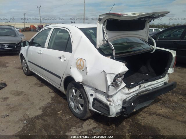 JTDBR32E770109347 - 2007 TOYOTA COROLLA CE/LE/S White photo 3