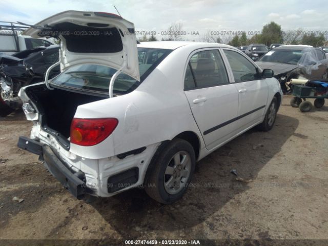 JTDBR32E770109347 - 2007 TOYOTA COROLLA CE/LE/S White photo 4