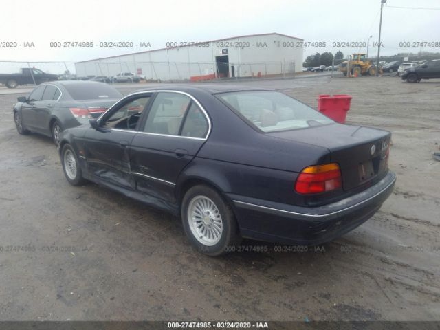 WBADN6331XGM60701 - 1999 BMW 540 I AUTOMATIC Blue photo 3