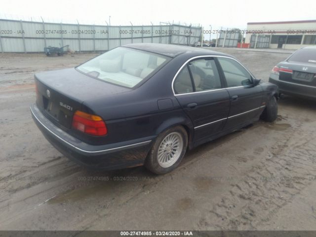 WBADN6331XGM60701 - 1999 BMW 540 I AUTOMATIC Blue photo 4