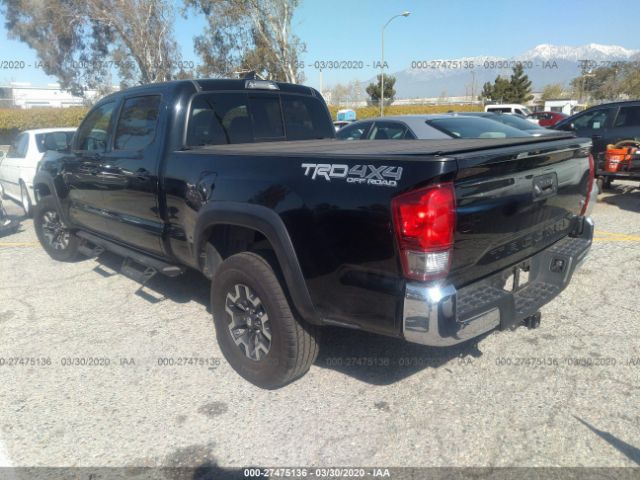 3TMDZ5BN7HM017528 - 2017 TOYOTA TACOMA DBL CAB/SR5/TRD SPORT/OR Black photo 3