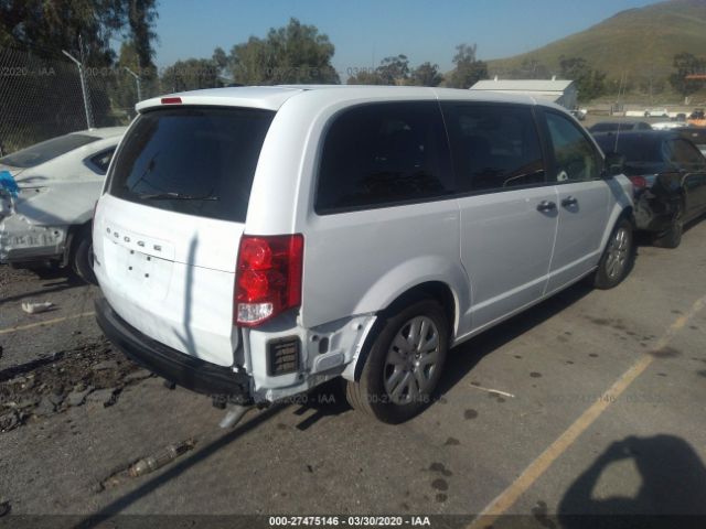 2C4RDGBG5KR726959 - 2019 DODGE GRAND CARAVAN SE White photo 4