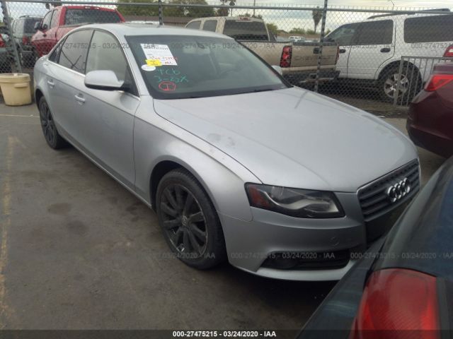 WAUEFAFL4BN002672 - 2011 AUDI A4 PREMIUM PLUS Silver photo 1