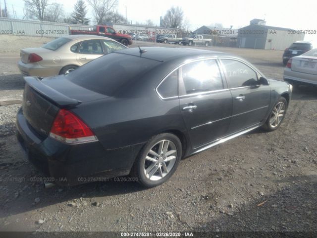 2G1WC5E33D1220222 - 2013 CHEVROLET IMPALA LTZ Gray photo 4