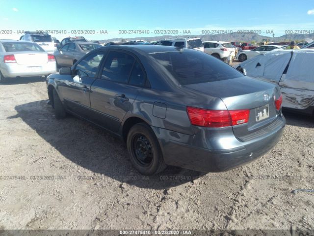 5NPET4AC0AH623281 - 2010 HYUNDAI SONATA GLS Gray photo 3