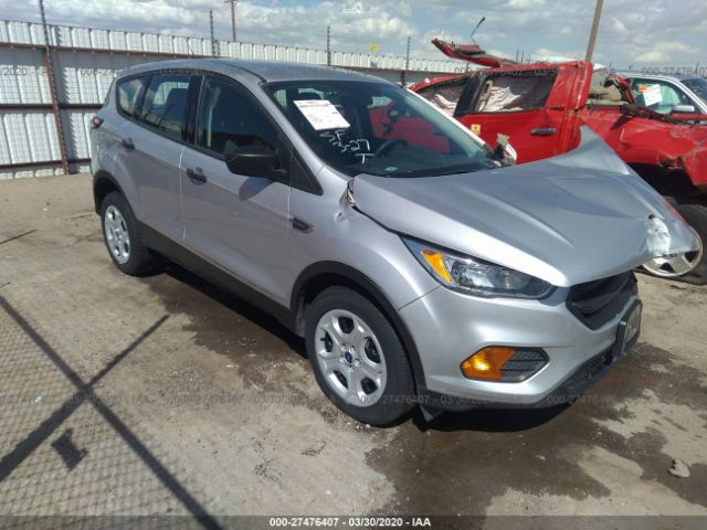 1FMCU0F79HUC00767 - 2017 FORD ESCAPE S Silver photo 1