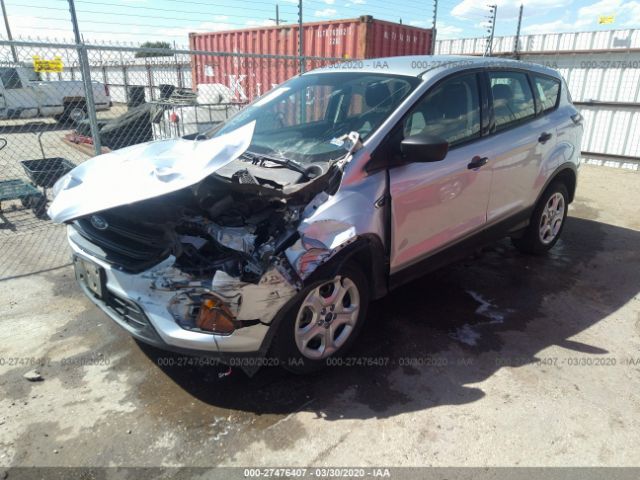 1FMCU0F79HUC00767 - 2017 FORD ESCAPE S Silver photo 2