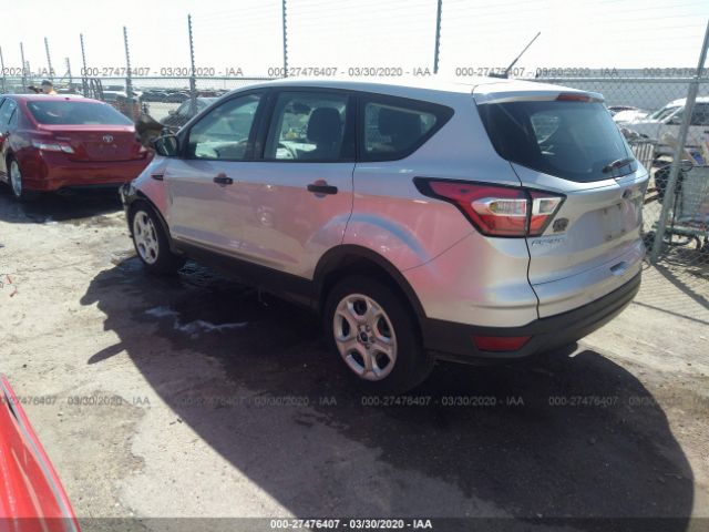 1FMCU0F79HUC00767 - 2017 FORD ESCAPE S Silver photo 3