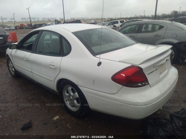 1FAFP55U04A177667 - 2004 FORD TAURUS SES White photo 3