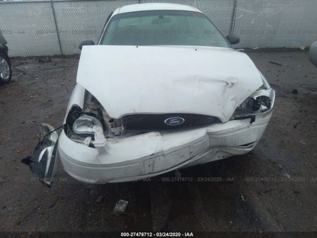 1FAFP55U04A177667 - 2004 FORD TAURUS SES White photo 6